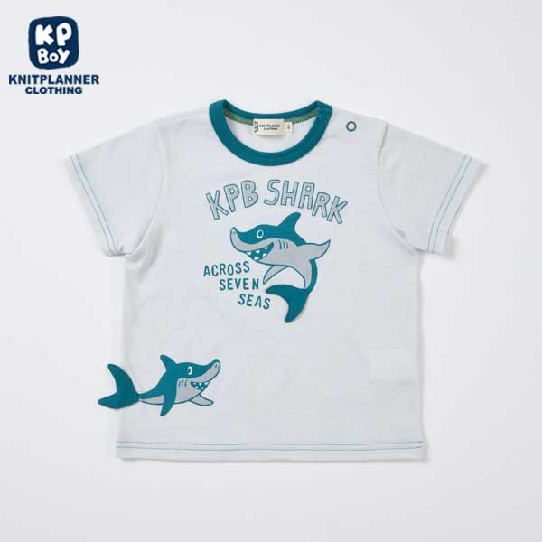 サメモチーフの半袖Tシャツ(80～90)