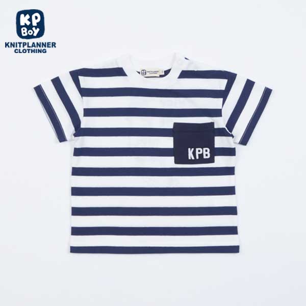 マルチボーダー半袖Tシャツ(90)