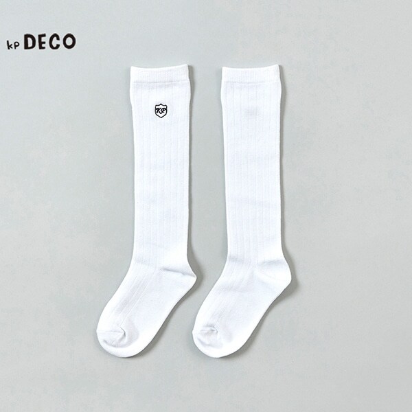 KPDECO(ケーピーデコ)日本製/ワンポイントハイソックス(17～19 19～21)