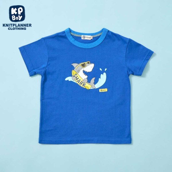 KPBOY(ケーピーボーイ)サメプリント半袖Tシャツ