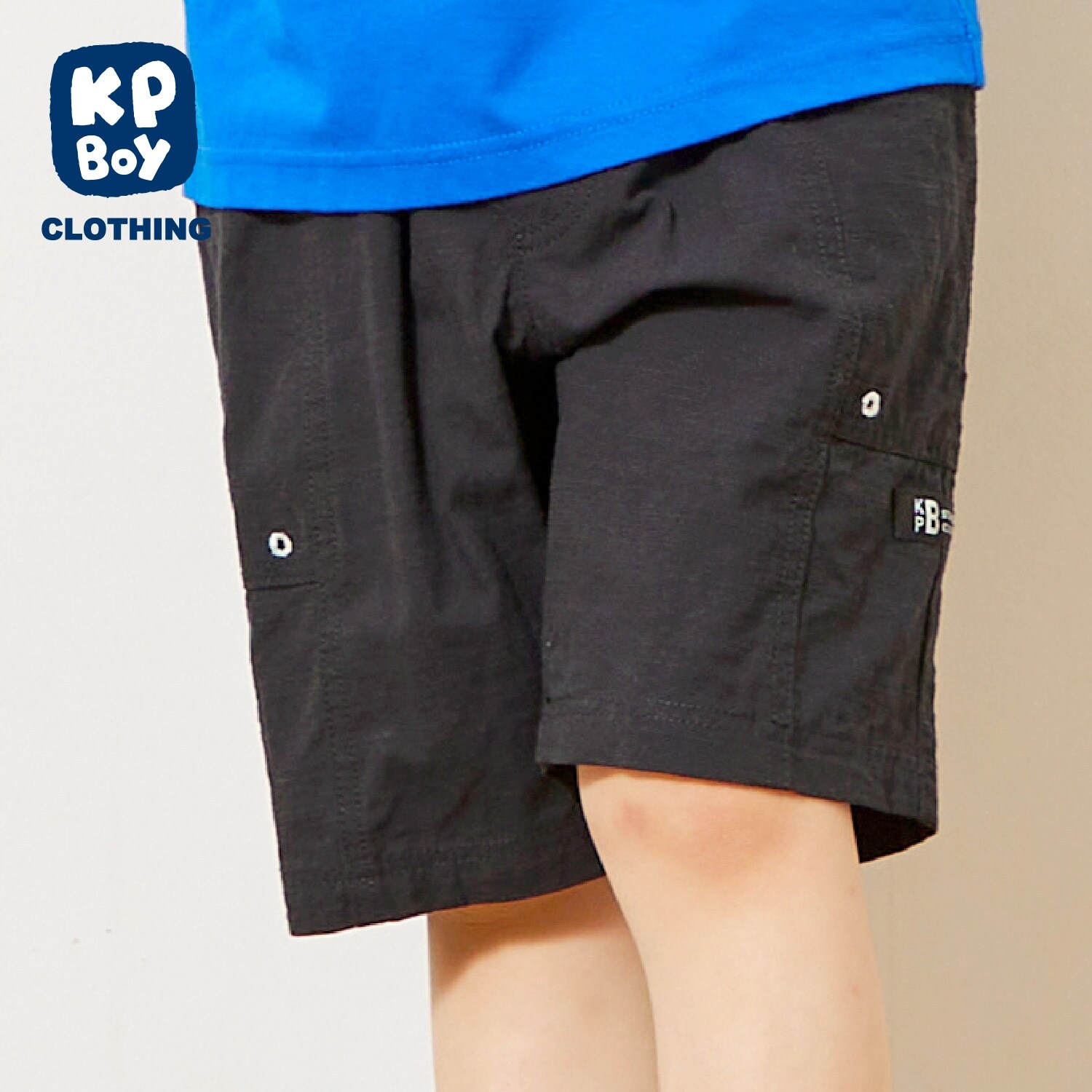 スラブ織りハーフパンツ