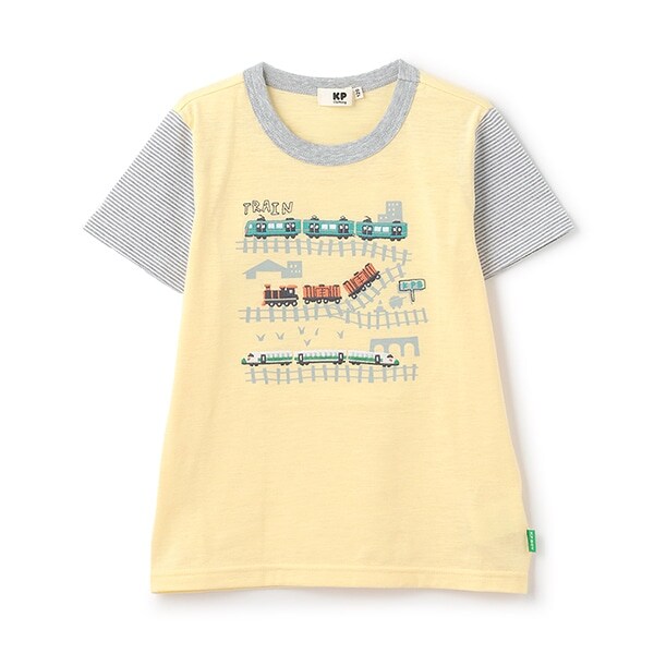 電車刺しゅう半袖Tシャツ