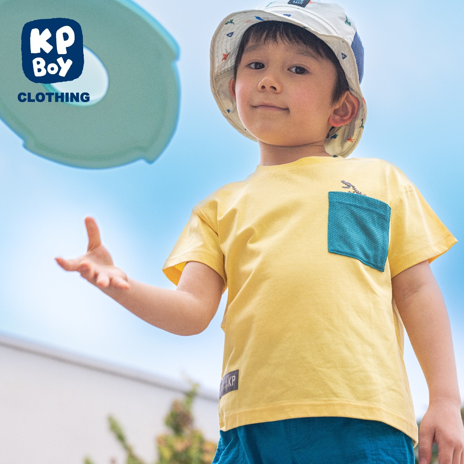 ソロナ恐竜リフレクタープリント半袖Tシャツ