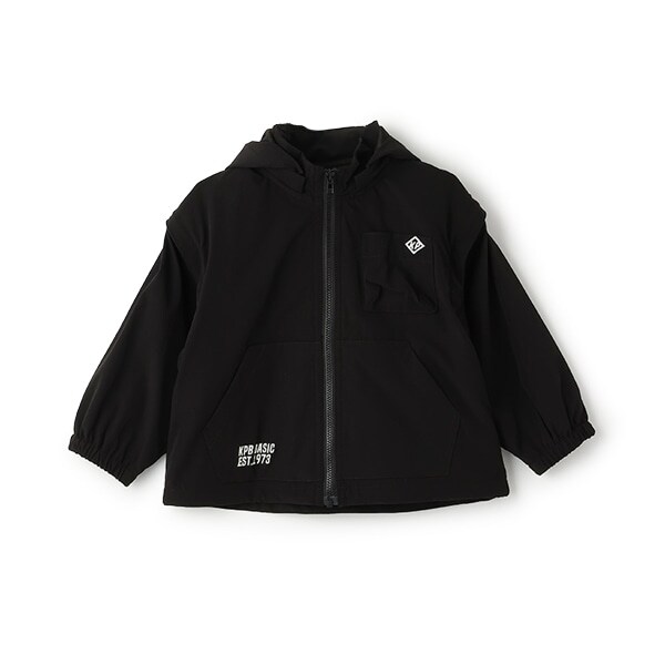 2WAYナイロンストレッチジャケット