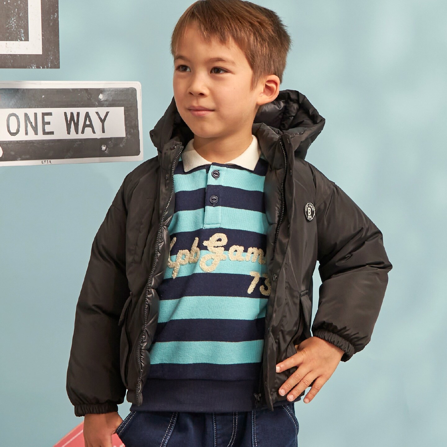 レアテック中綿ジャケット (比翼・フラップポケット)