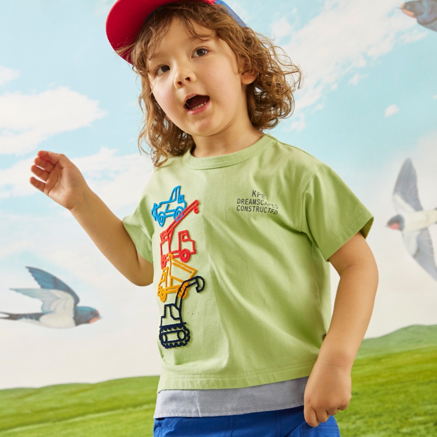 働く車 半袖Tシャツ