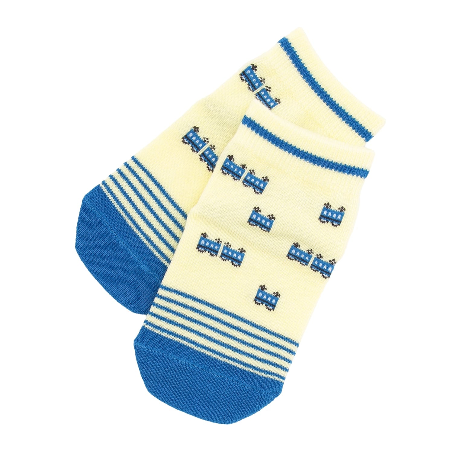 電車柄 スニーカー丈ソックス