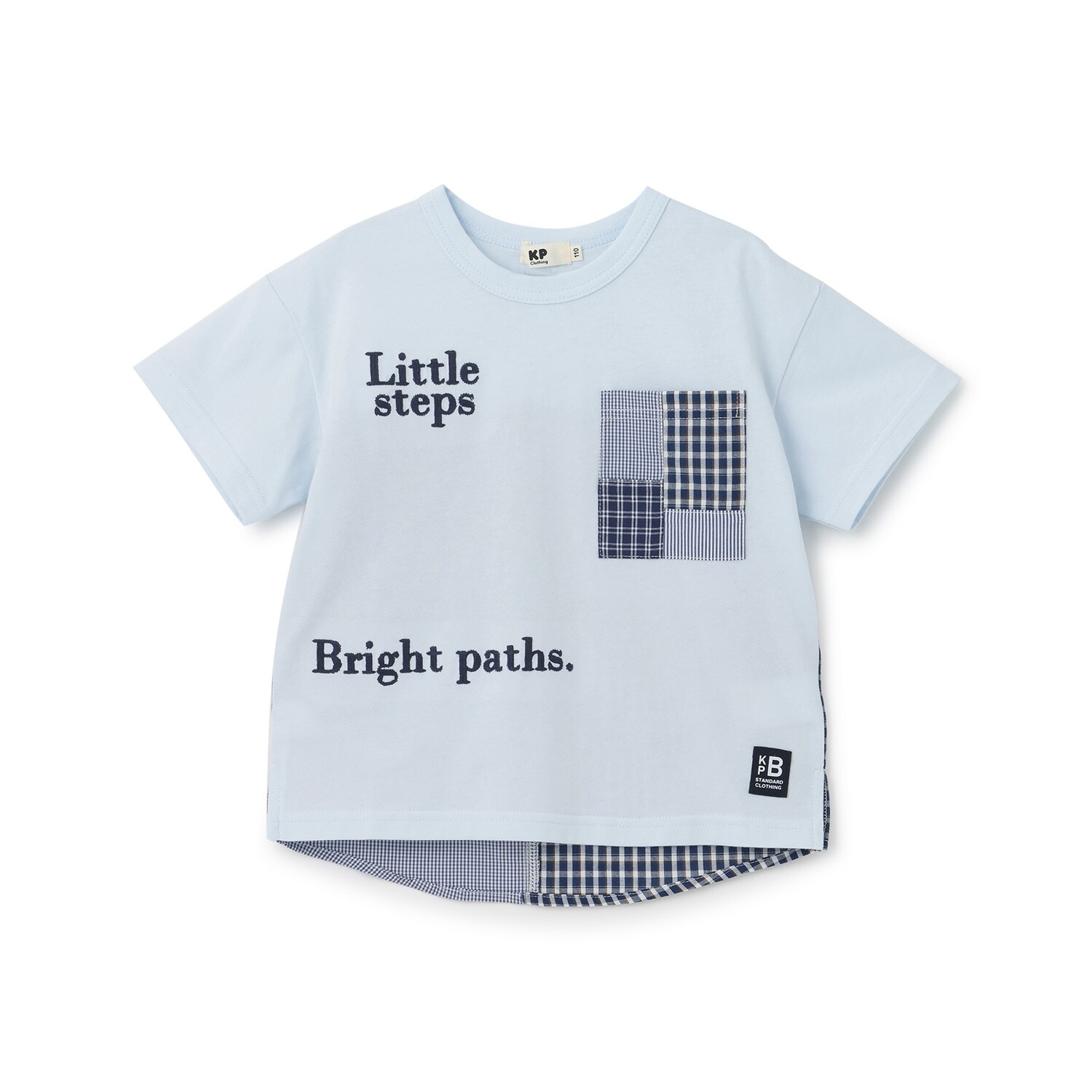 パッチワーク切り替え Tシャツ