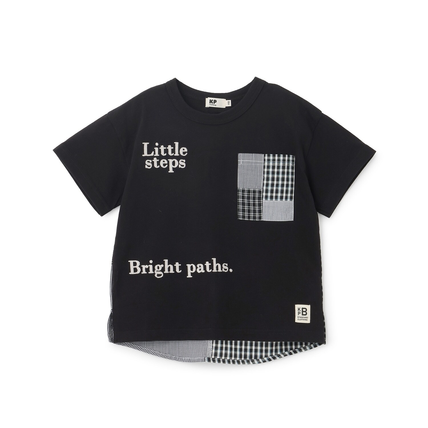 パッチワーク切り替え Tシャツ