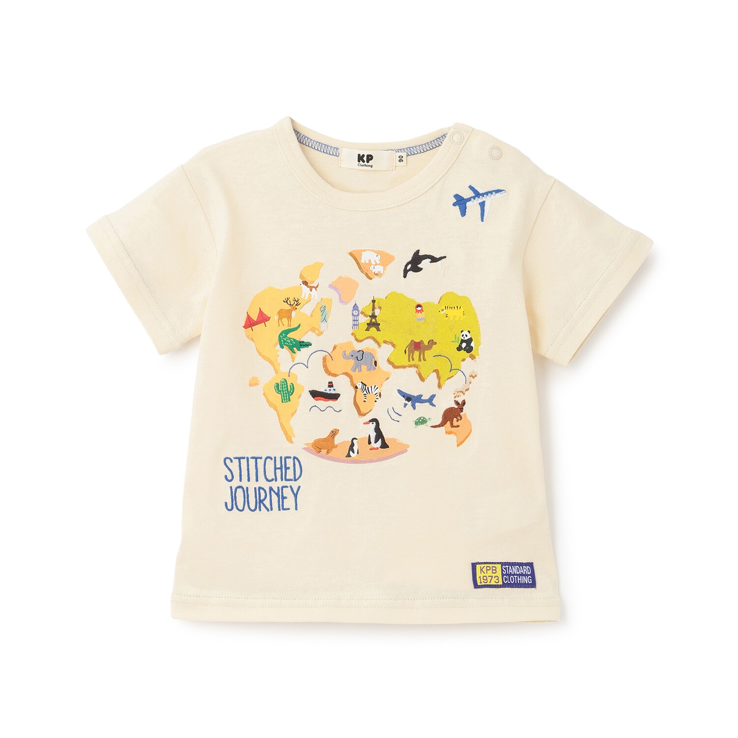 世界地図モチーフ Tシャツ