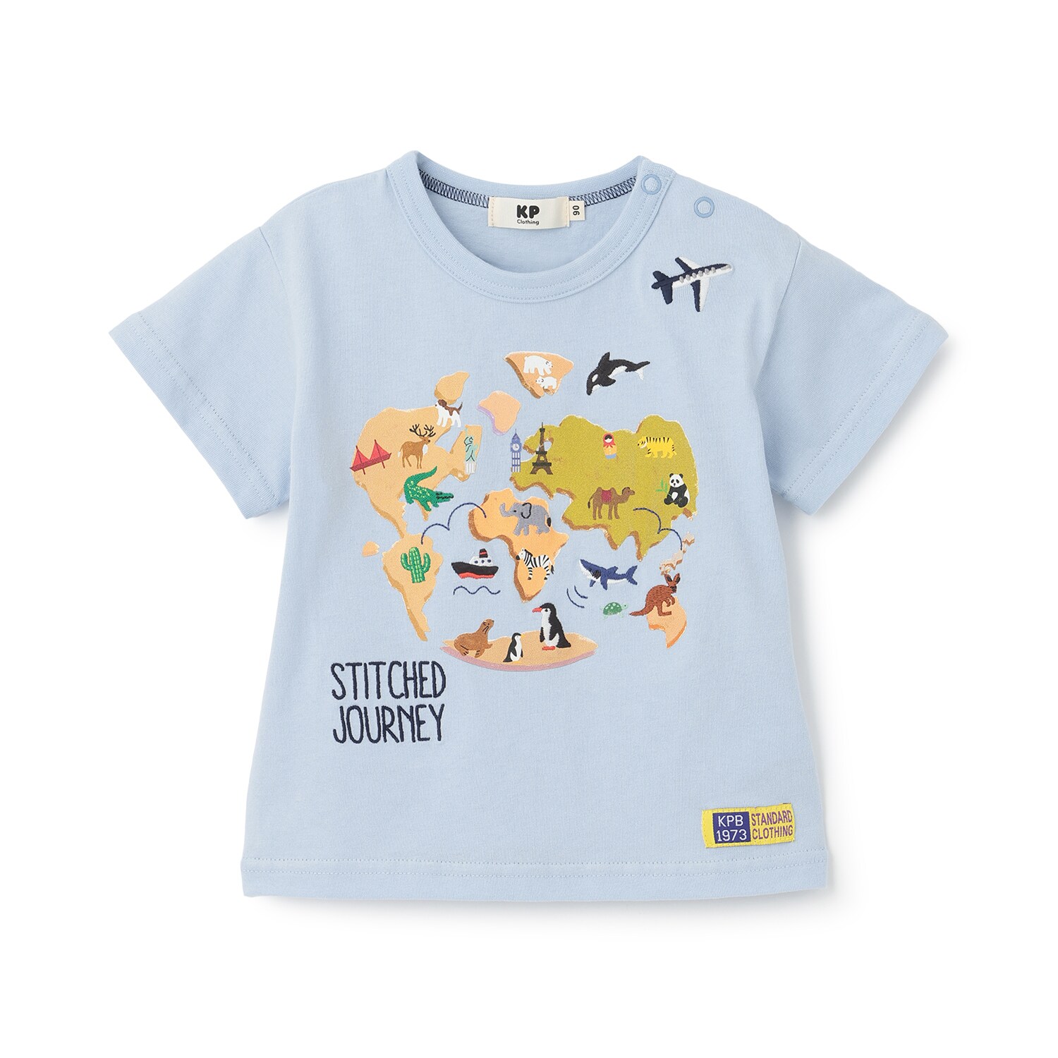 世界地図モチーフ Tシャツ