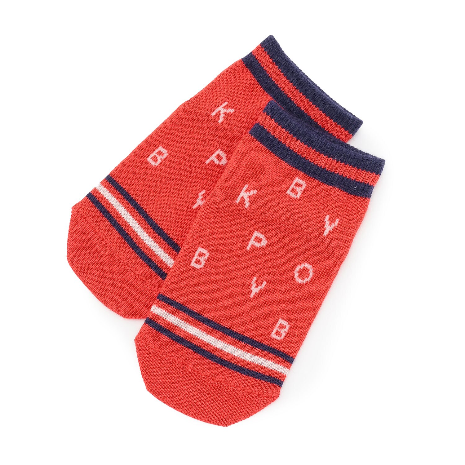 KPB総柄 スニーカーソックス 【COOLMAX】