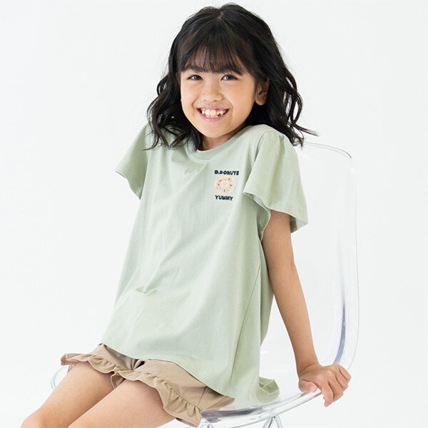 【綿100%】【365D.】ワンポイント入りプルオーバー