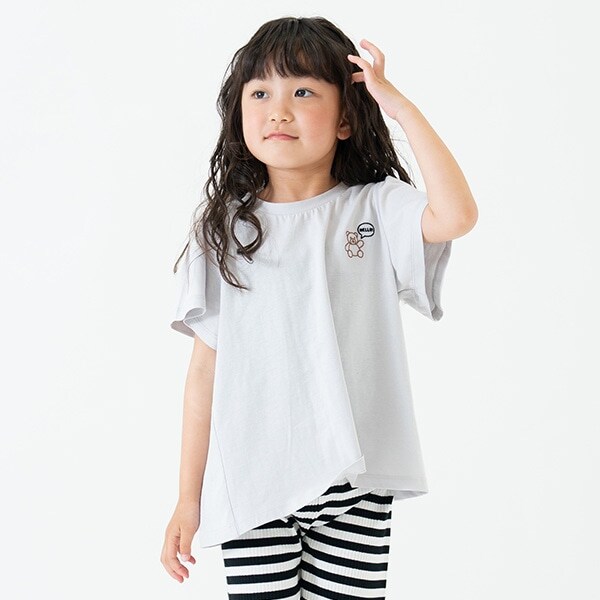 【綿100%】【365D.】ワンポイント入りプルオーバー