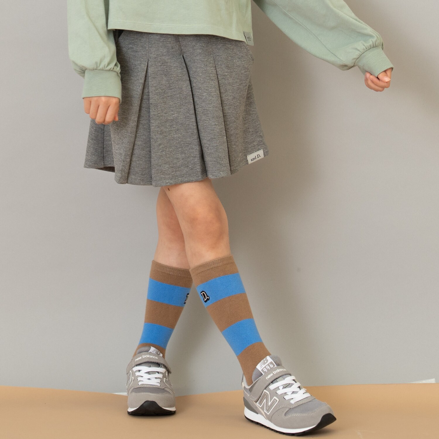 ボックスプリーツスカパン