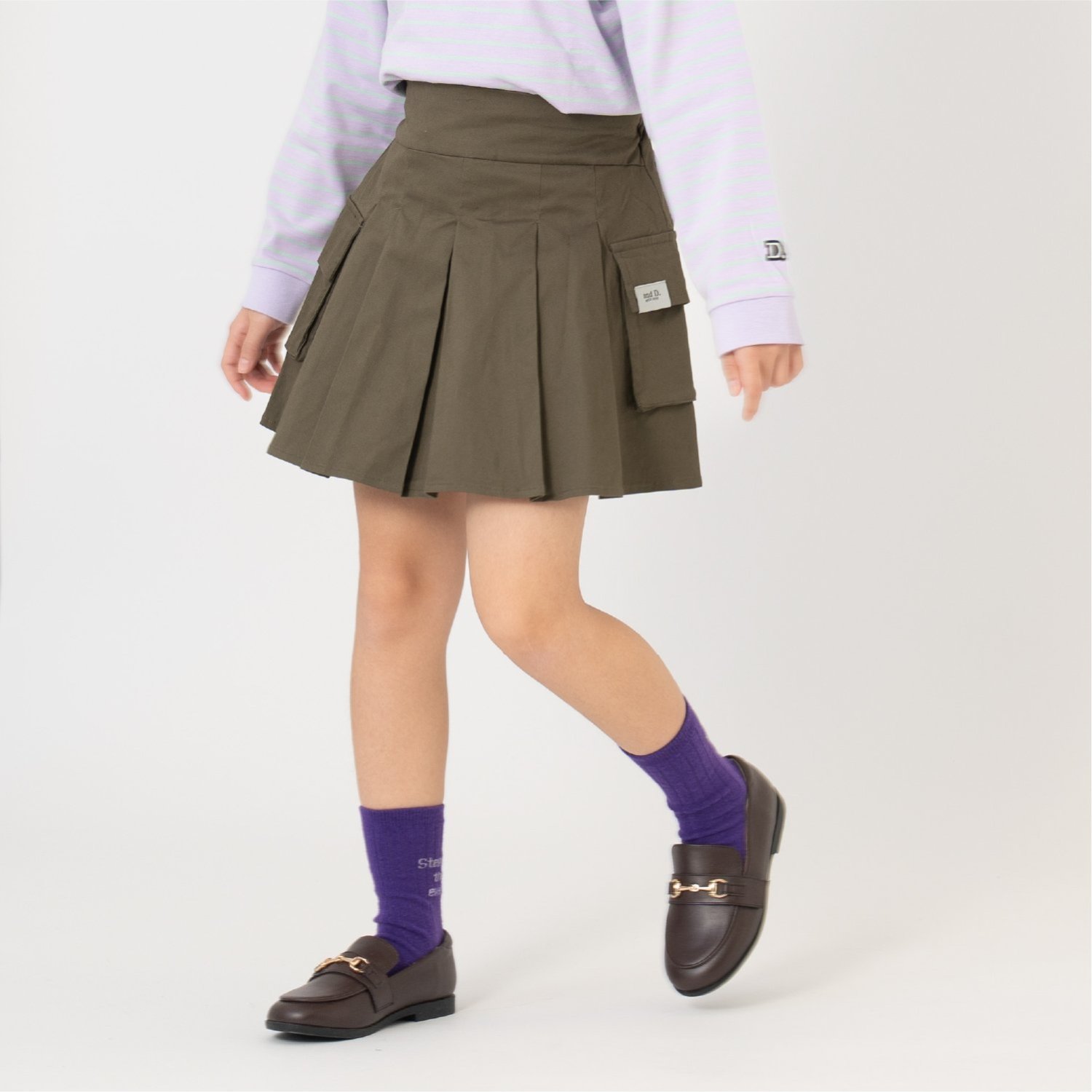 プリーツカーゴキュロット