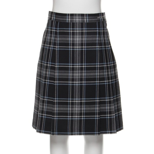 サイドプリーツチェックスカート