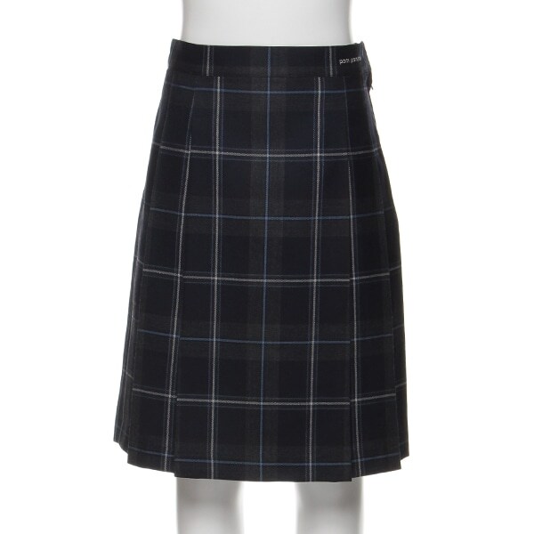 サイドプリーツチェックスカート