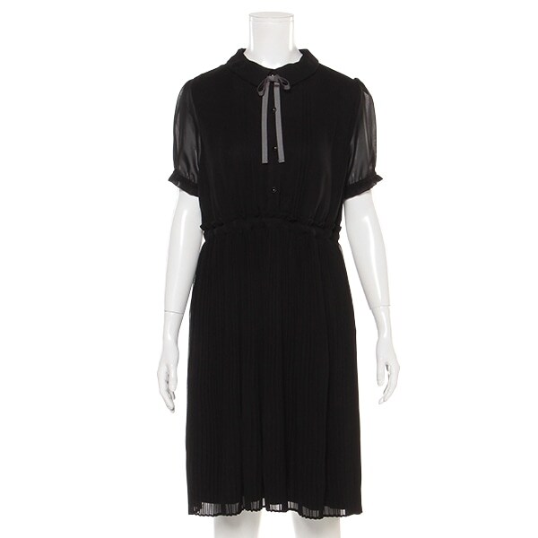 ＊衿つきプリーツワンピース