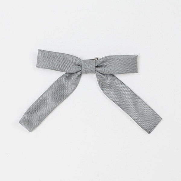 綾織無地リボンブローチ