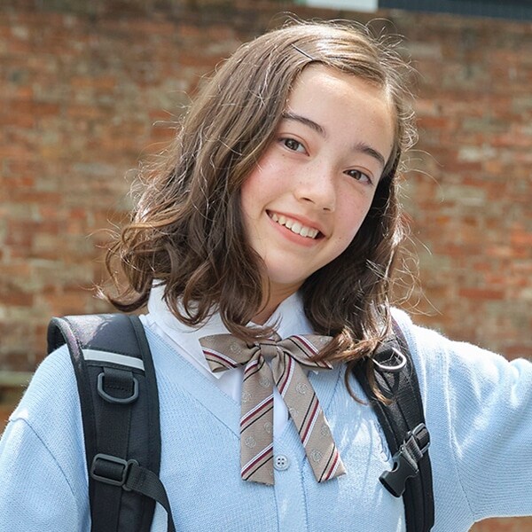 *ストライプスクールリボン