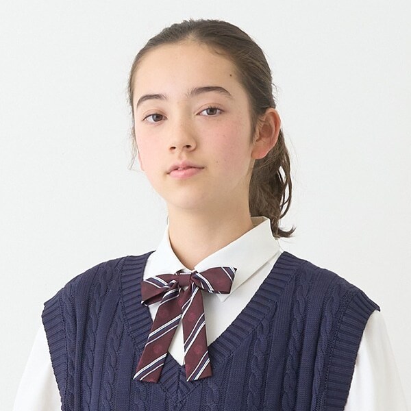 *ストライプスクールリボン