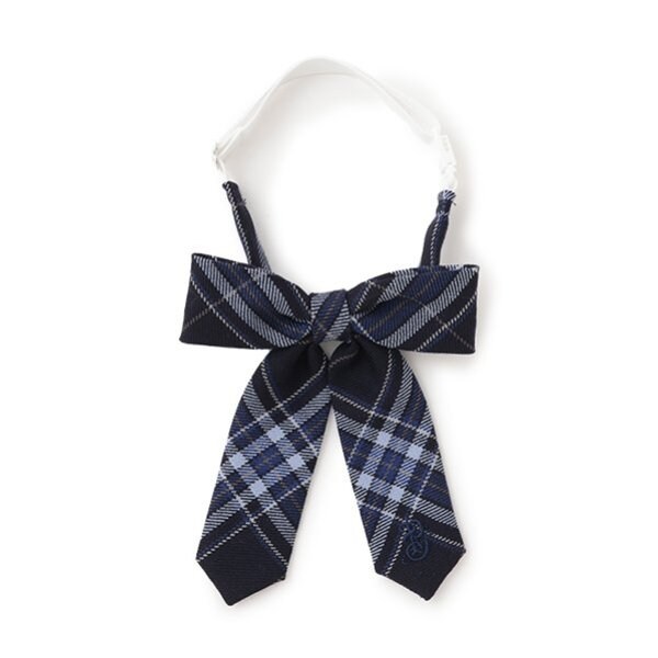 *綾織ウールチェックリボンタイ