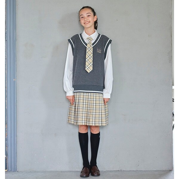 ネクタイつきドッキングワンピース