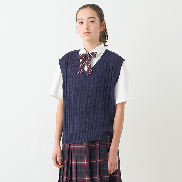 *【接触冷感・抗菌防臭】Vネックベスト