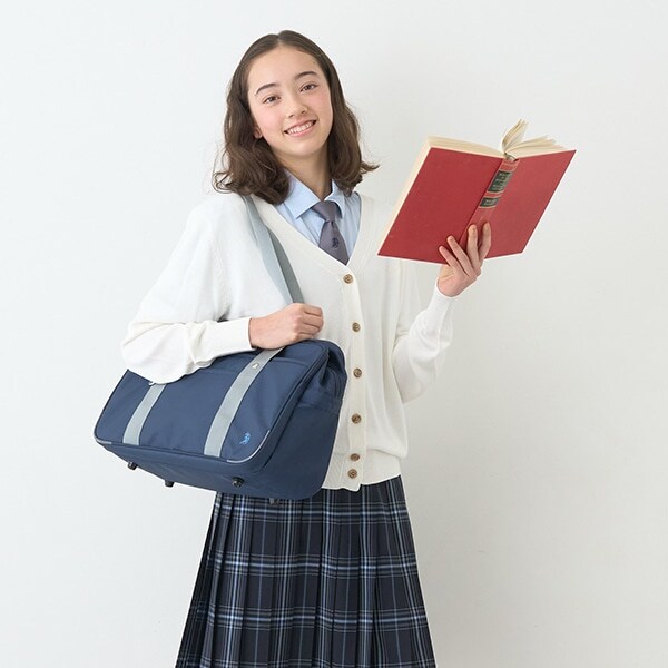 *【WEB限定】ポリエステルスクールバッグ