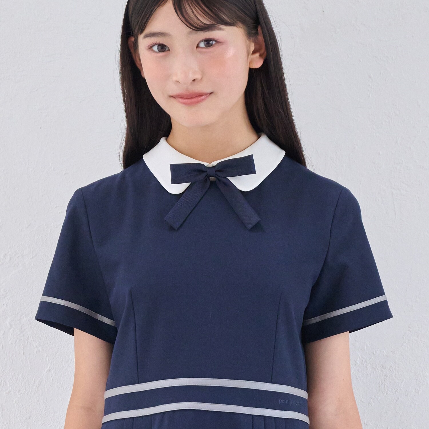 【卒服】ソリッドリボンブローチ