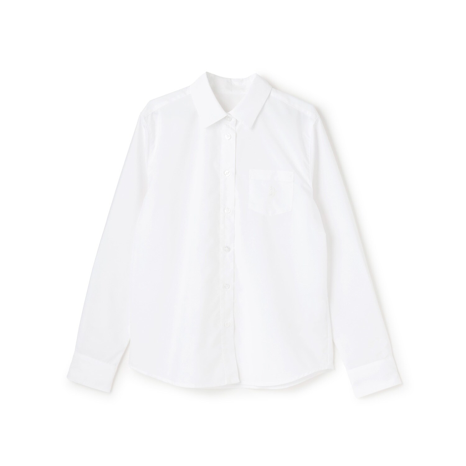 【卒服】【シワになりにくい】角襟ブラウス