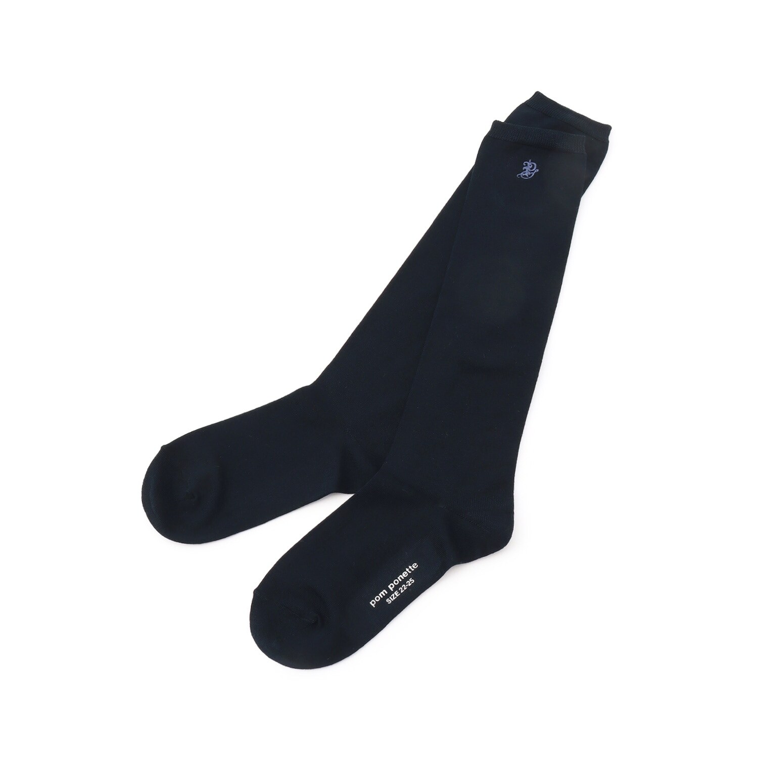 ＊ワンポイント刺しゅうハイソックス