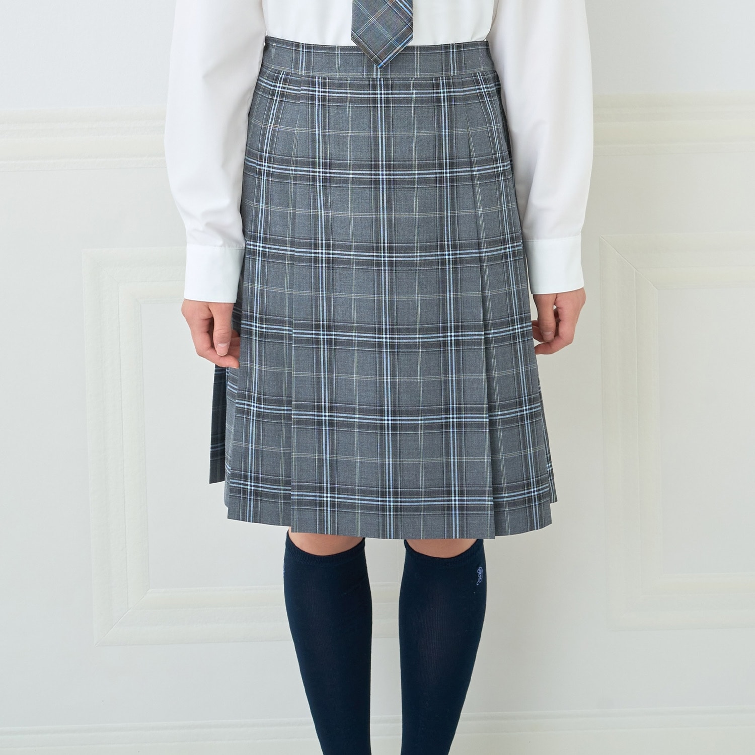 【予約商品】【卒服】【家庭洗濯可】サイドプリーツチェックスカート