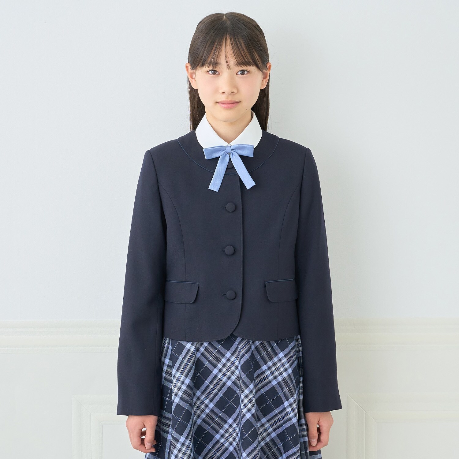 【予約商品】【卒服】ウールノーカラージャケット