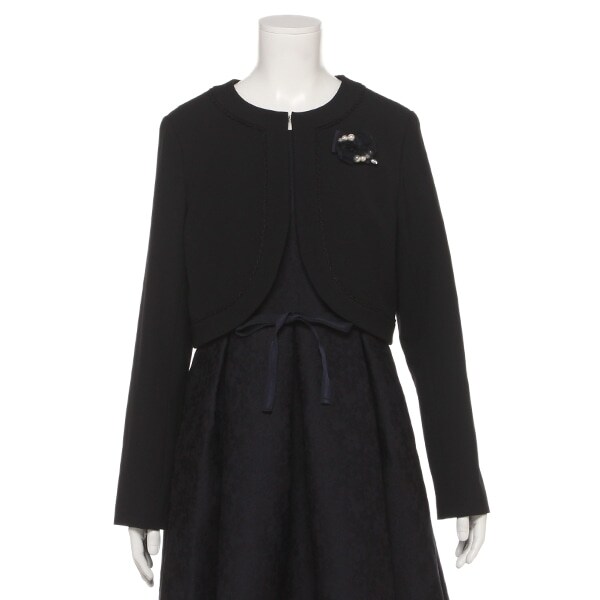 チュールブローチつきボレロジャケット