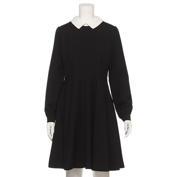 衿つき切り替えワンピース