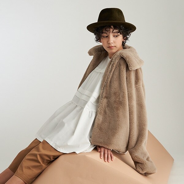 【AMI】エコファーブルゾン