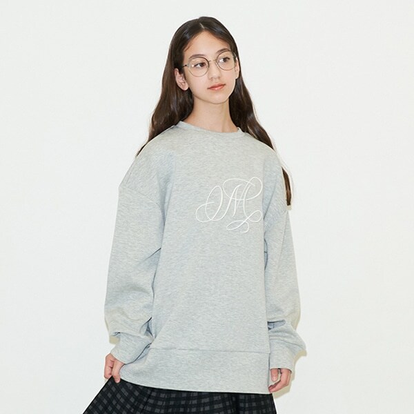 【AMI】３D刺しゅうトップス