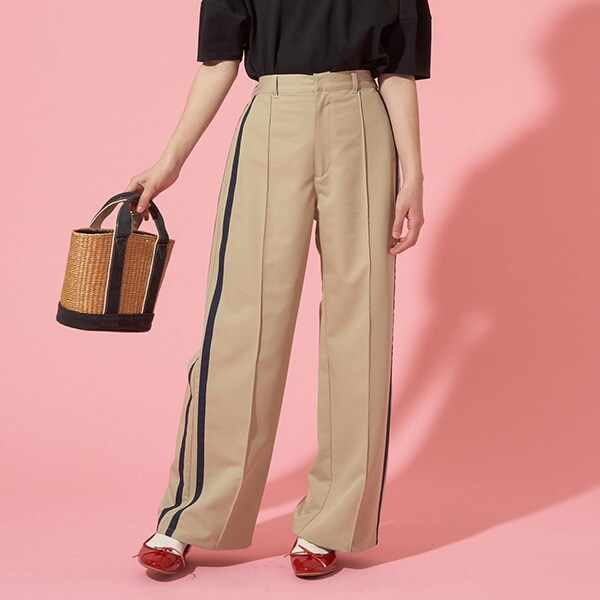 【AMI】サイドラインパンツ