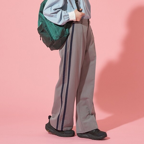 【AMI】サイドラインパンツ