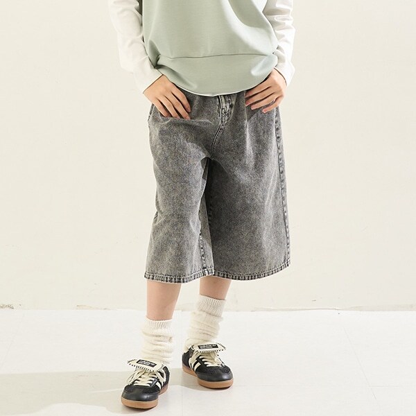 【AMI】フックつきデニムハーフパンツ