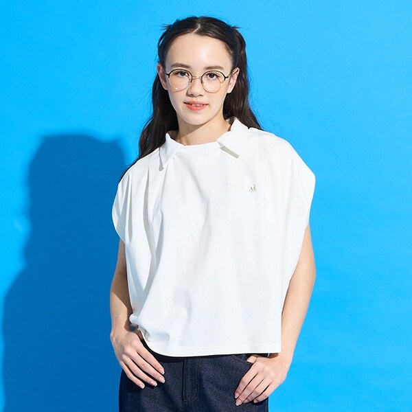 【AMI】【接触冷感】衿つきフレンチプルオーバー