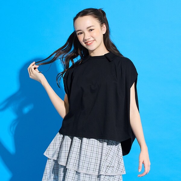 【AMI】【接触冷感】衿つきフレンチプルオーバー