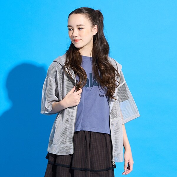 【AMI】ダンボールメッシュパーカ×Tシャツセット