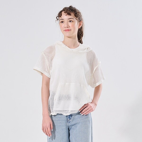 【AMI】メッシュパーカ×カップつきインナーセット