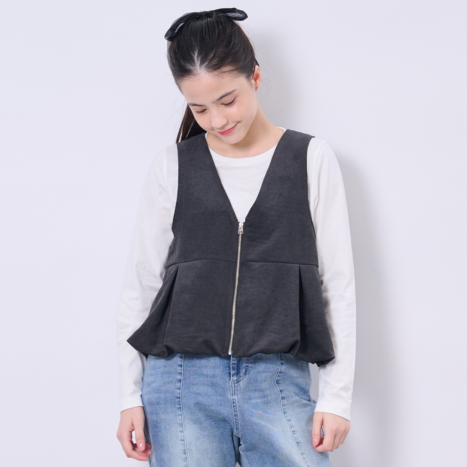 【AMI】バルーンベスト×ロンTセット