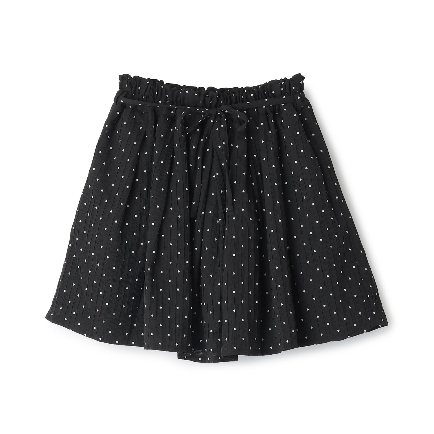 【AMI】ドットスカート×【接触冷感】インナーパンツセット