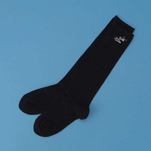 抗菌防臭 リボンつきハイソックス