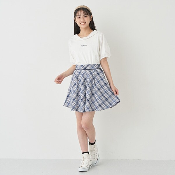 パイピングフレアキュロット